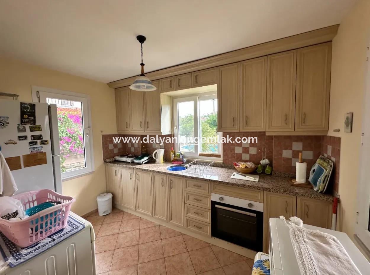 Detached Villa With Shared Pool And Lush Gardens In The Gülpınar Area Of Dalyan