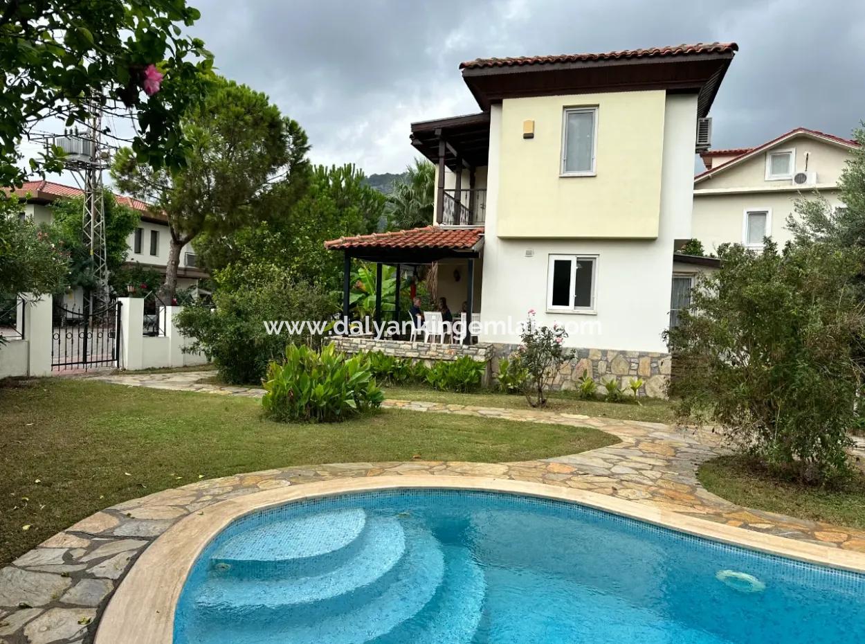 Detached Villa With Shared Pool And Lush Gardens In The Gülpınar Area Of Dalyan