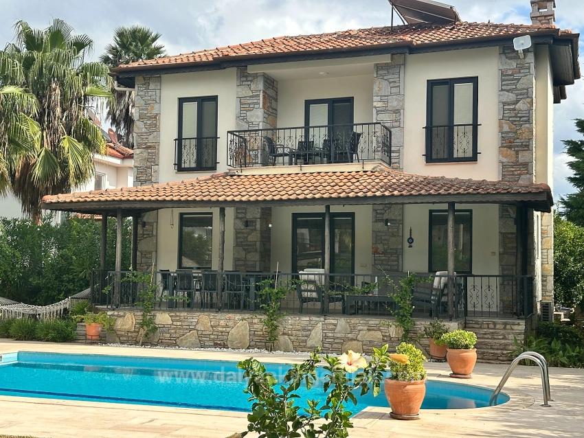 Elegant Villa With Private Pool And Large Garden In Dalyan Gülpınar