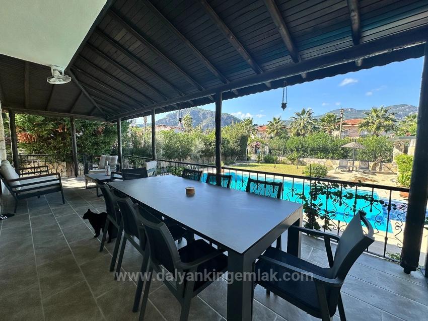 Elegant Villa With Private Pool And Large Garden In Dalyan Gülpınar