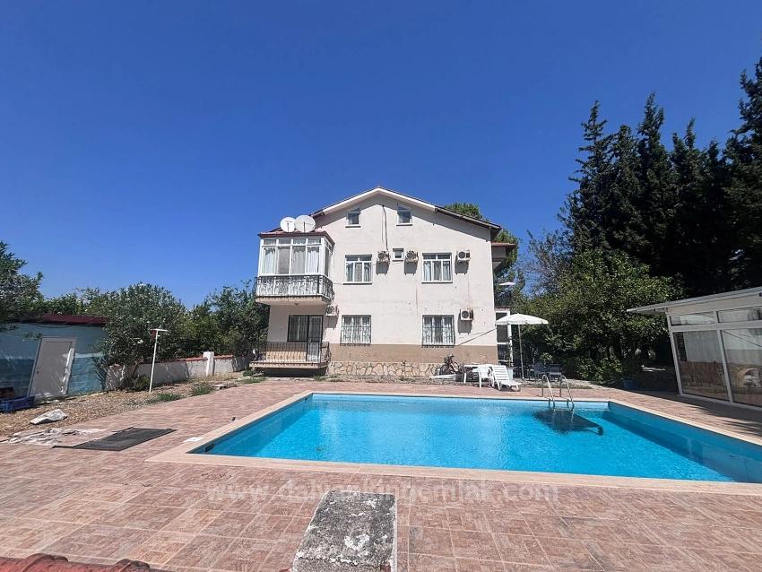 Triplex Villa In Okçular Marmarlı, Dalyan, Surrounded By Nature