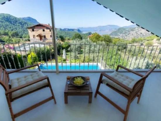 Villa For Sale In Dalyan Gökbel With View Of Iztuzu Beach