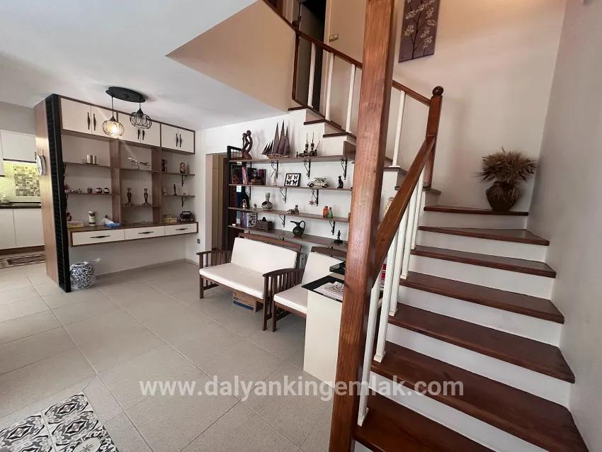Dalyan Merkezde Gizli Bahçeye Sahip Satılık Dubleks
