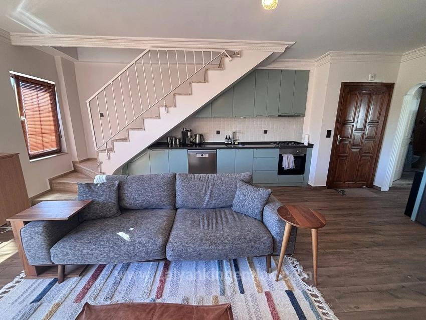 Dalyan’ın Kalbinde Tasarımcı Dokunuşlu Dubleks Daire