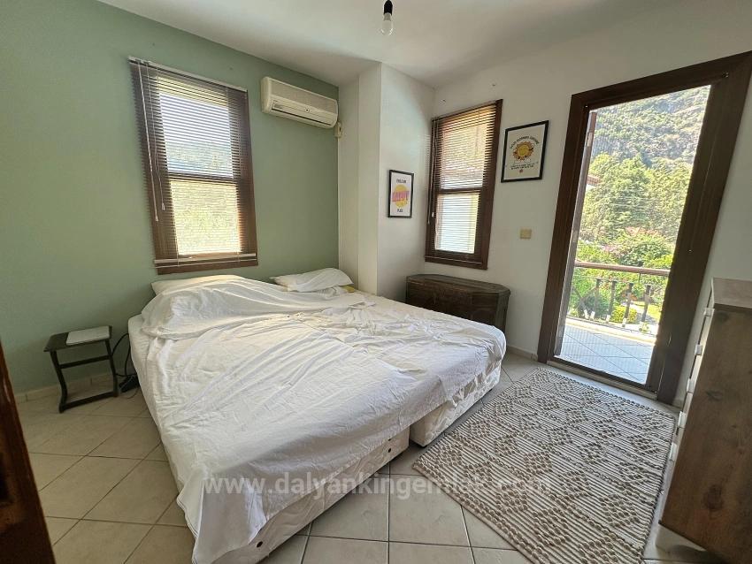 Gülpınar, Dalyan’da Şirin Bir Sitede İki Yatak Odalı Villa