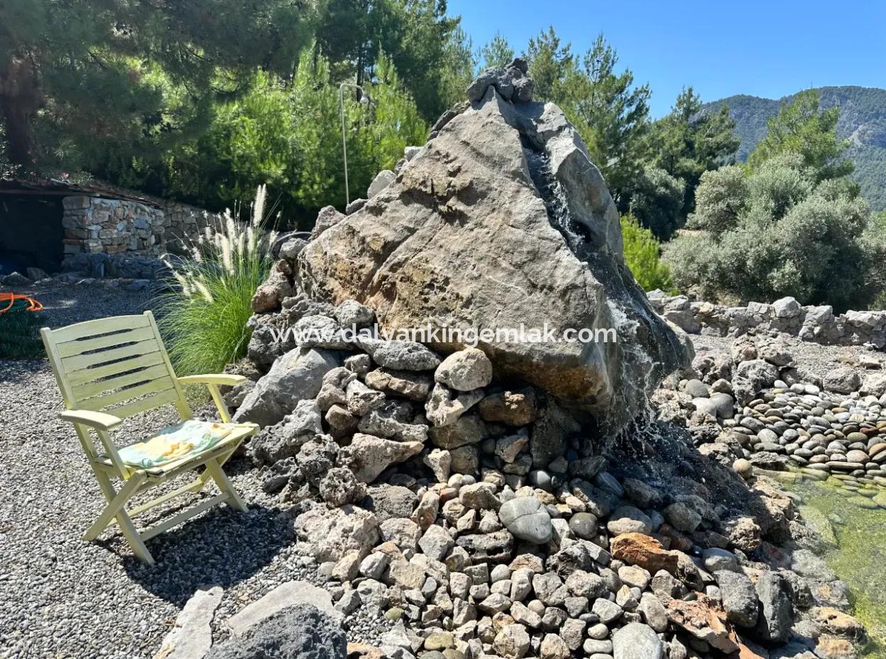 Dalyan Gökbel De Full İztuzu Plajı Ve Deniz Manzaralı Satılık Villa